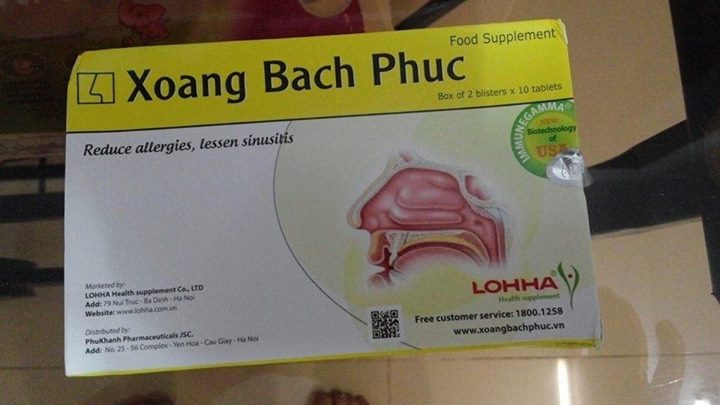 Mũi bớt ngứa và khó chịu nhờ Xoang Bách Phục